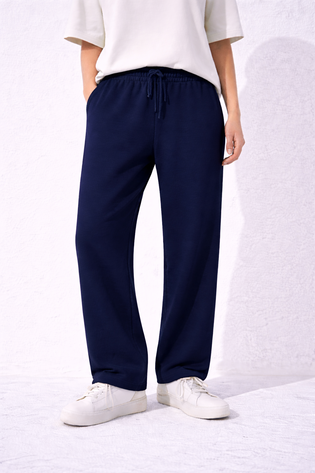 MADE WEAR WOMEN ESSENTIAL TROUSER - NAVY