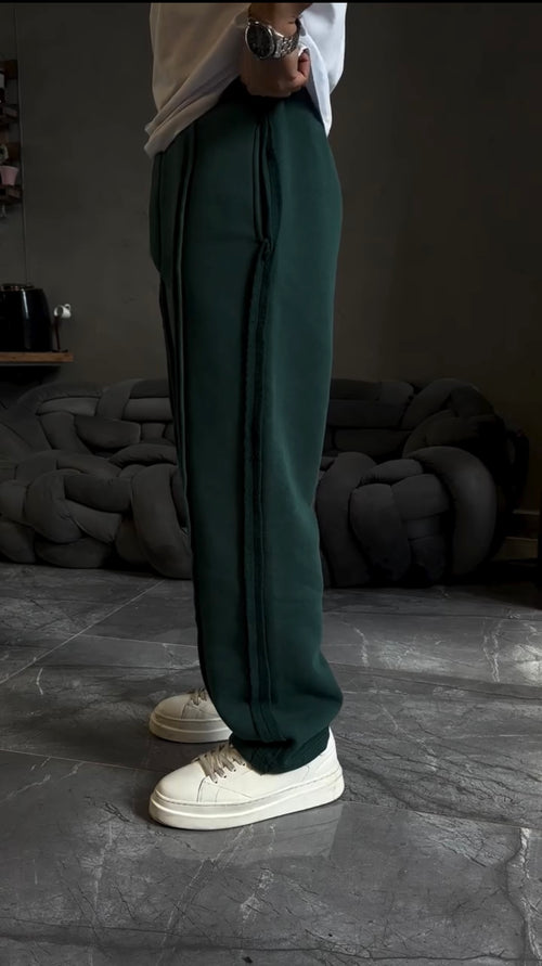 Green Drift Line Trouser