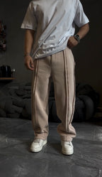 Beige Drift line Trouser